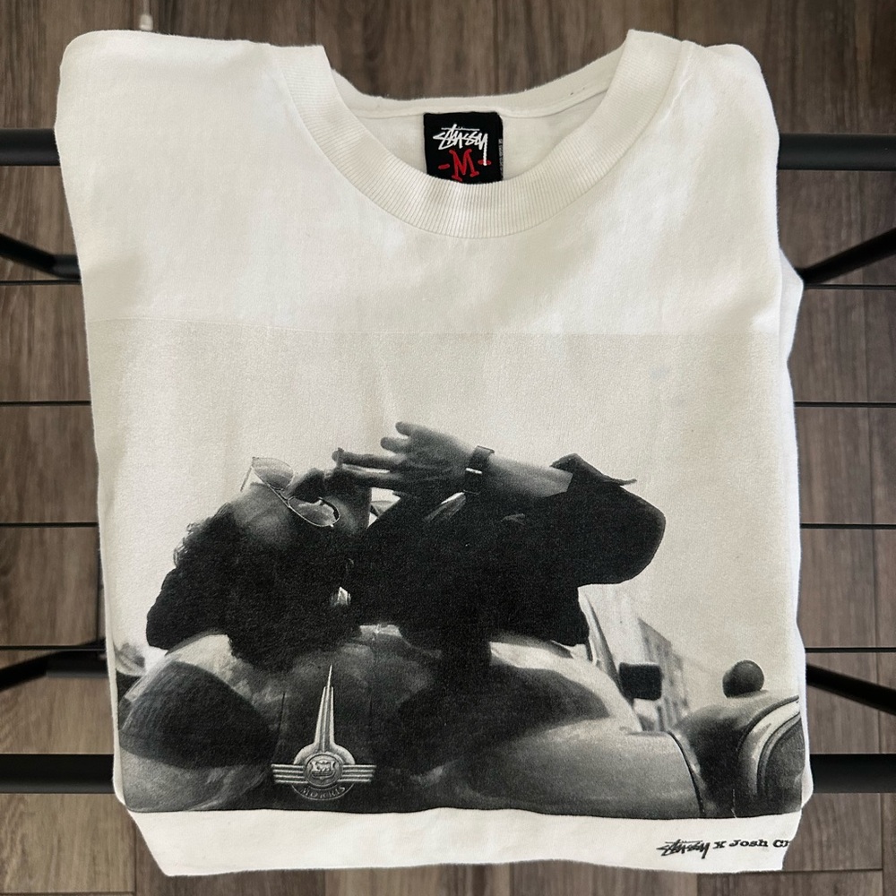 Stussy White Graphic Short Sleeve Tee